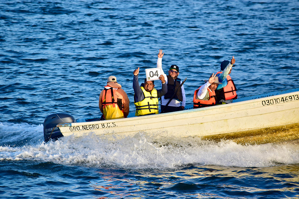 Competing team showing there number