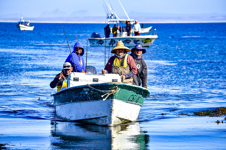 Team waiting for the start